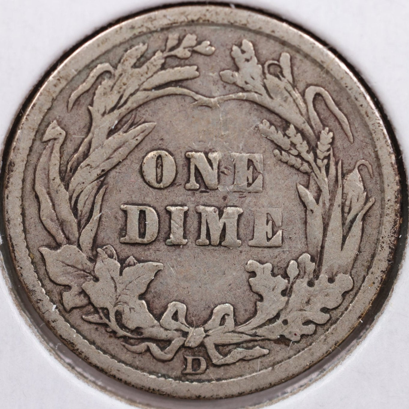 1912-D Barber Dime, Very Fine Circulated Coin, Store #DE0597