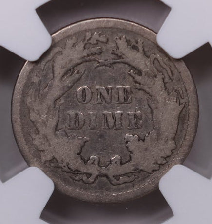 1880 Seated Liberty Dime, NGC VF-20, Circulated Coin, Store Sale #DE1003.