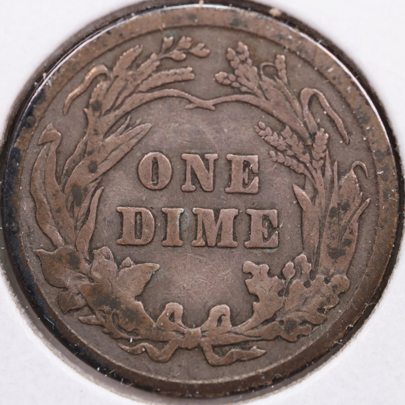 1913 Barber Dime, Fine Circulated Coin, Store #DE0572