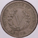 1908 Liberty Nickel, Good+ Circulated Coin. Store