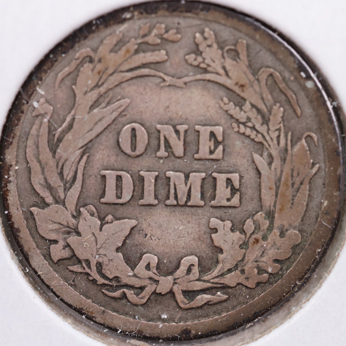 1913 Barber Dime, Very Good+ Circulated Coin, Store #DE0571