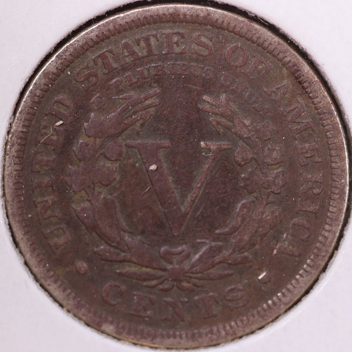 1908 Liberty Nickel, Good+ Circulated Coin, details. Store #12093