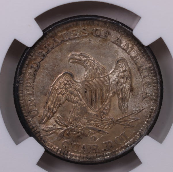 1840-O Liberty Seated Quarter, NGC MS-61, Uncirculated, Better Date, #QR1952.
