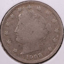 1908 Liberty Nickel, Net Good Circulated Coin. Store