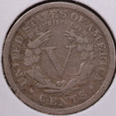 1908 Liberty Nickel, Net Good Circulated Coin. Store