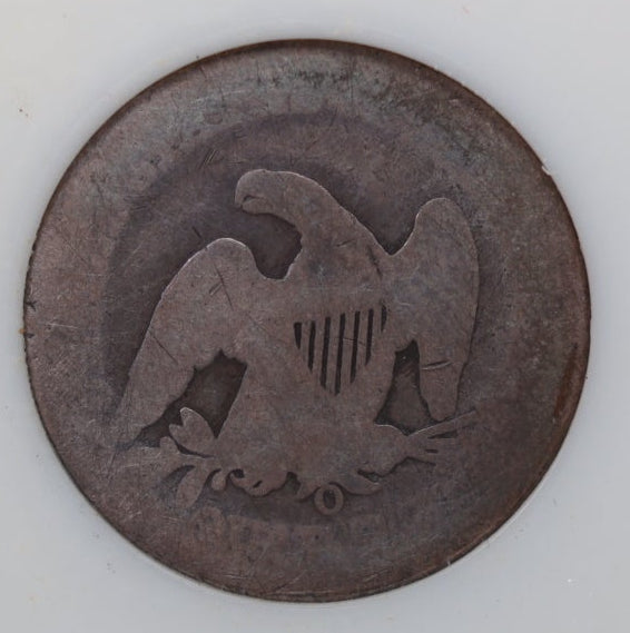 1849-O Seated Liberty Quarter, 'No Motto', Circulated, Hard Date, Store #QR1953.