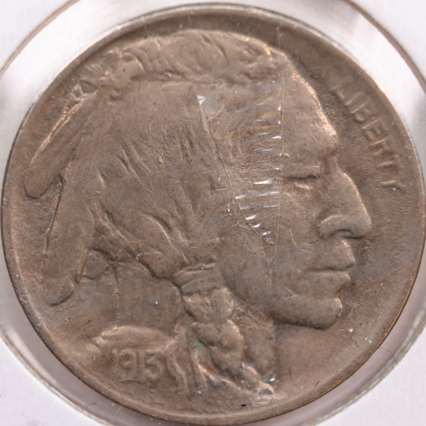 1913 Buffalo Nickel, About Uncirculated Coin, Store #NL204
