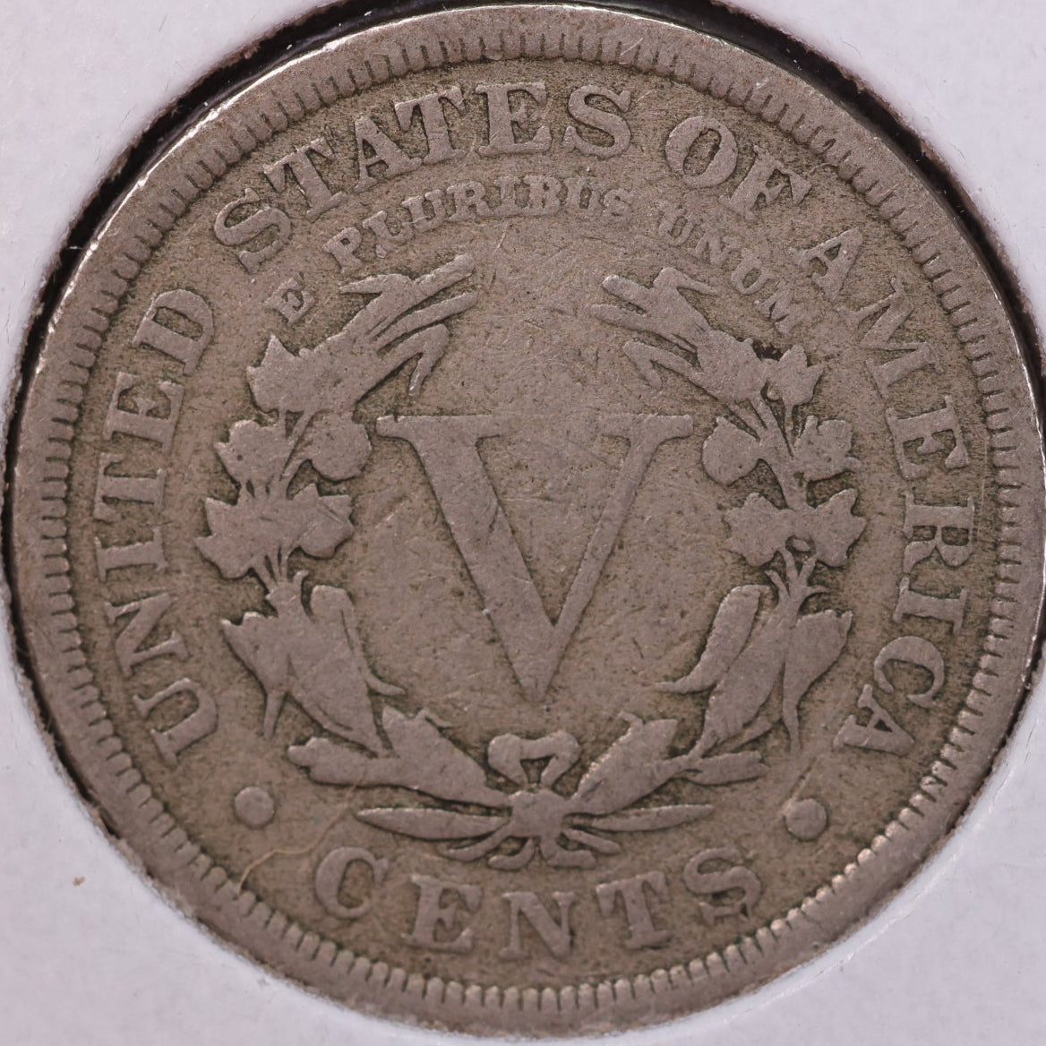 1909 Liberty Nickel, Very Good Circulated Coin. Store #12098
