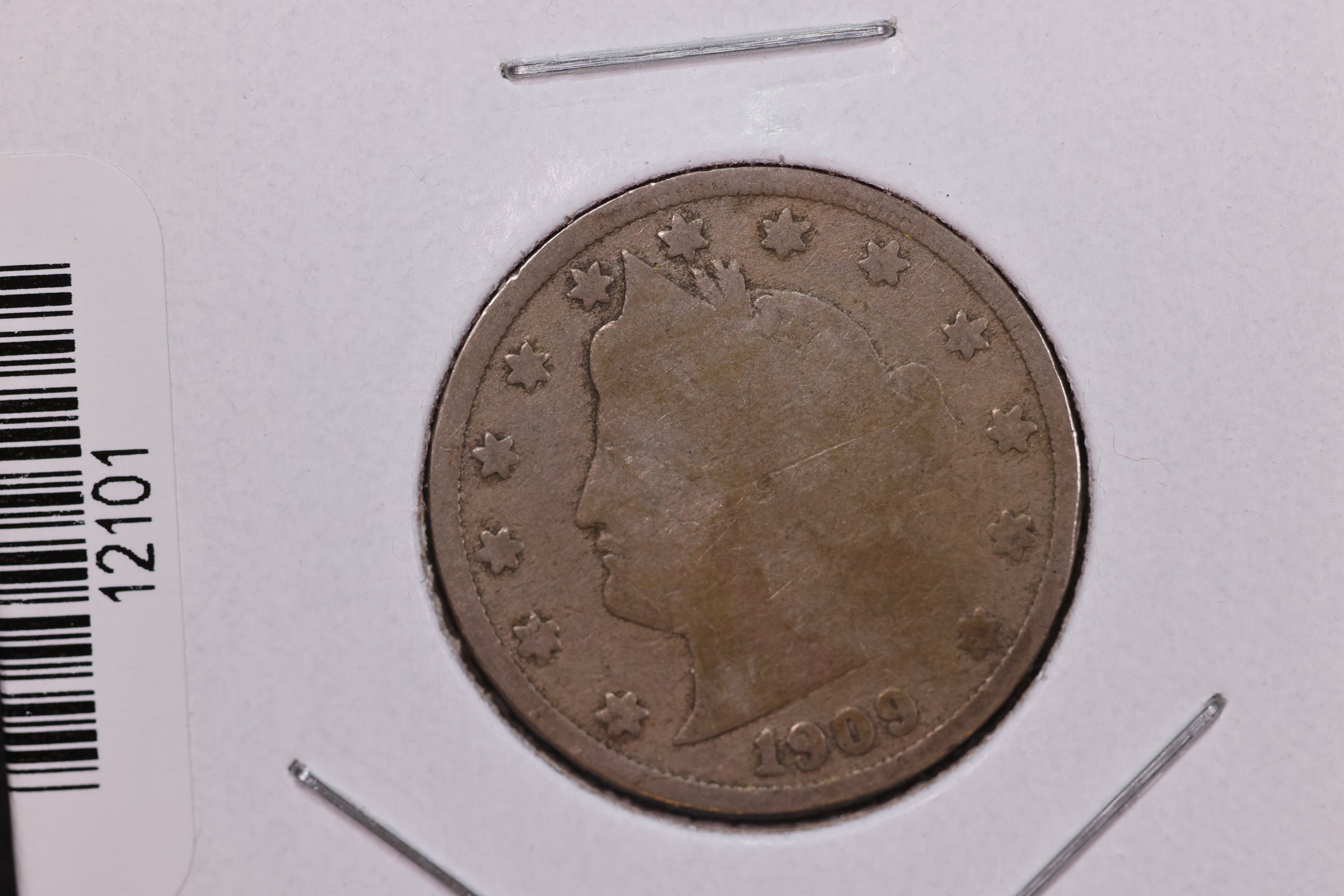 1909 Liberty Nickel, Affordable Circulated Coin. Store #12101