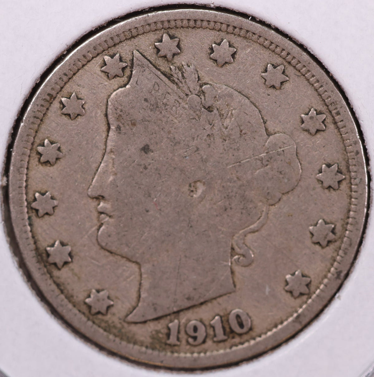 1910 Liberty Nickel, Affordable Circulated Coin. Store #NL491