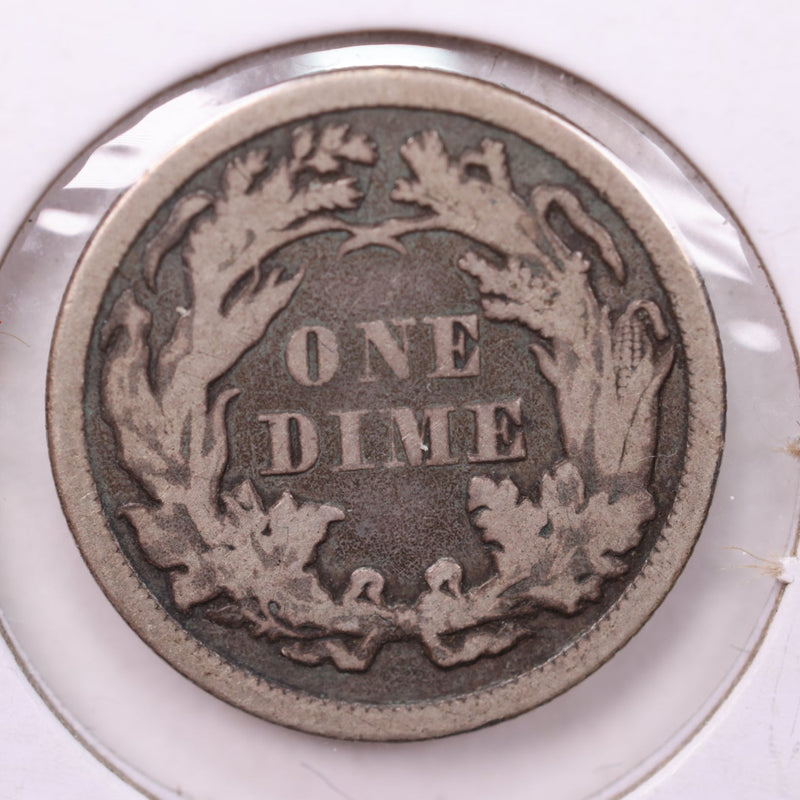 1861 Seated Liberty Silver Dime., V.F., Store Sale
