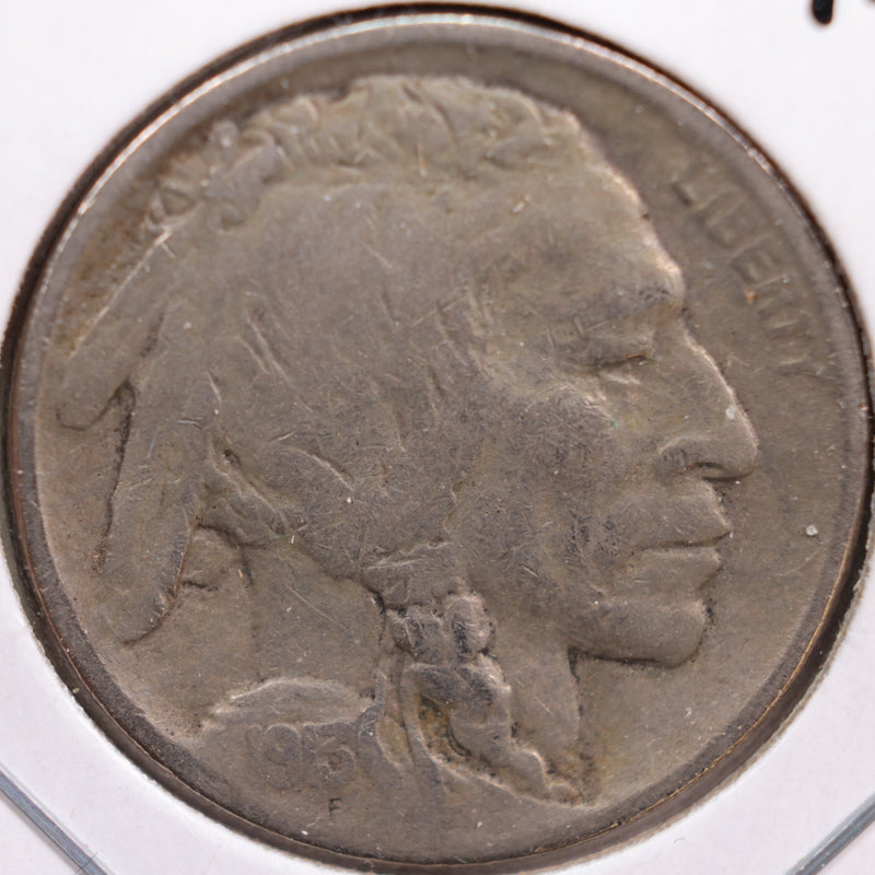 1913 Buffalo Nickel, Very Good Circulated Coin, Store