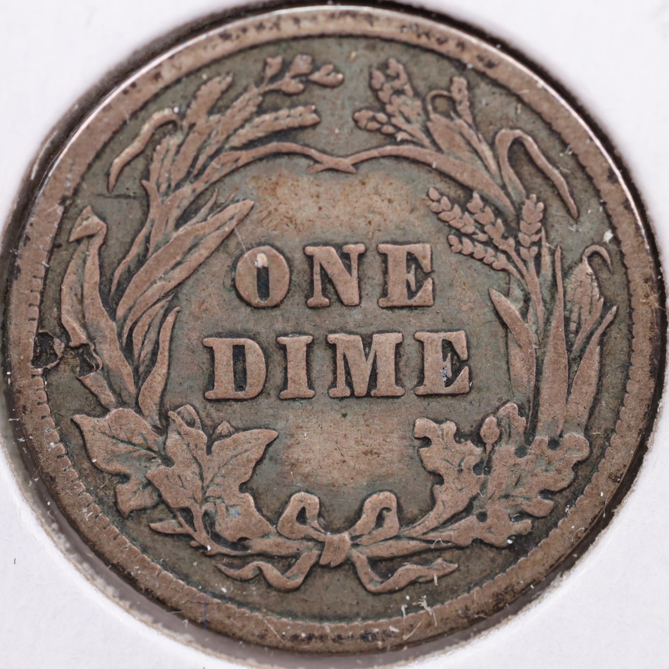 1914 Barber Dime, Very Fine Circulated Coin, Store Sale #DE0582
