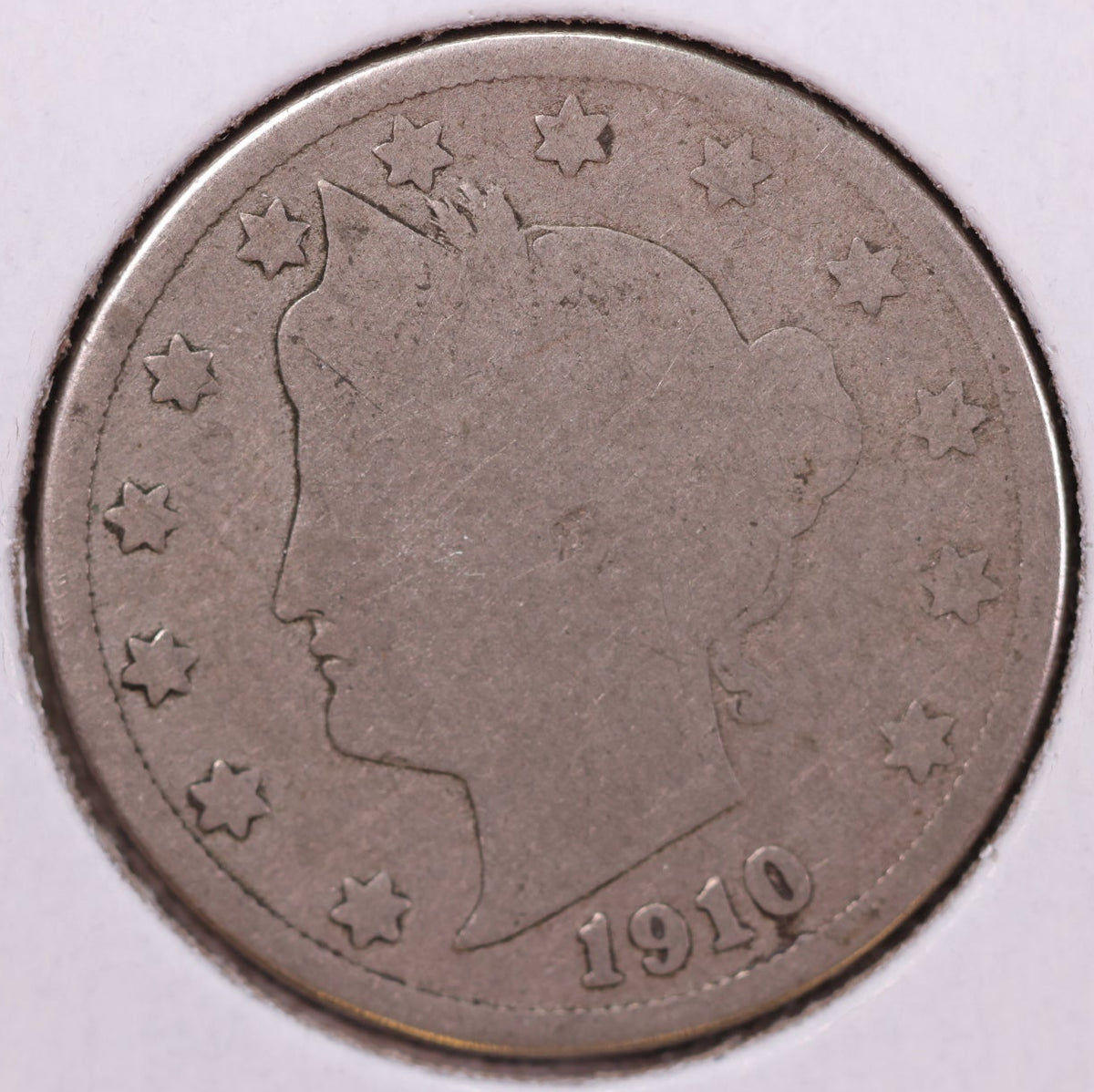 1910 Liberty Nickel, Affordable Circulated Coin. Store #NL482