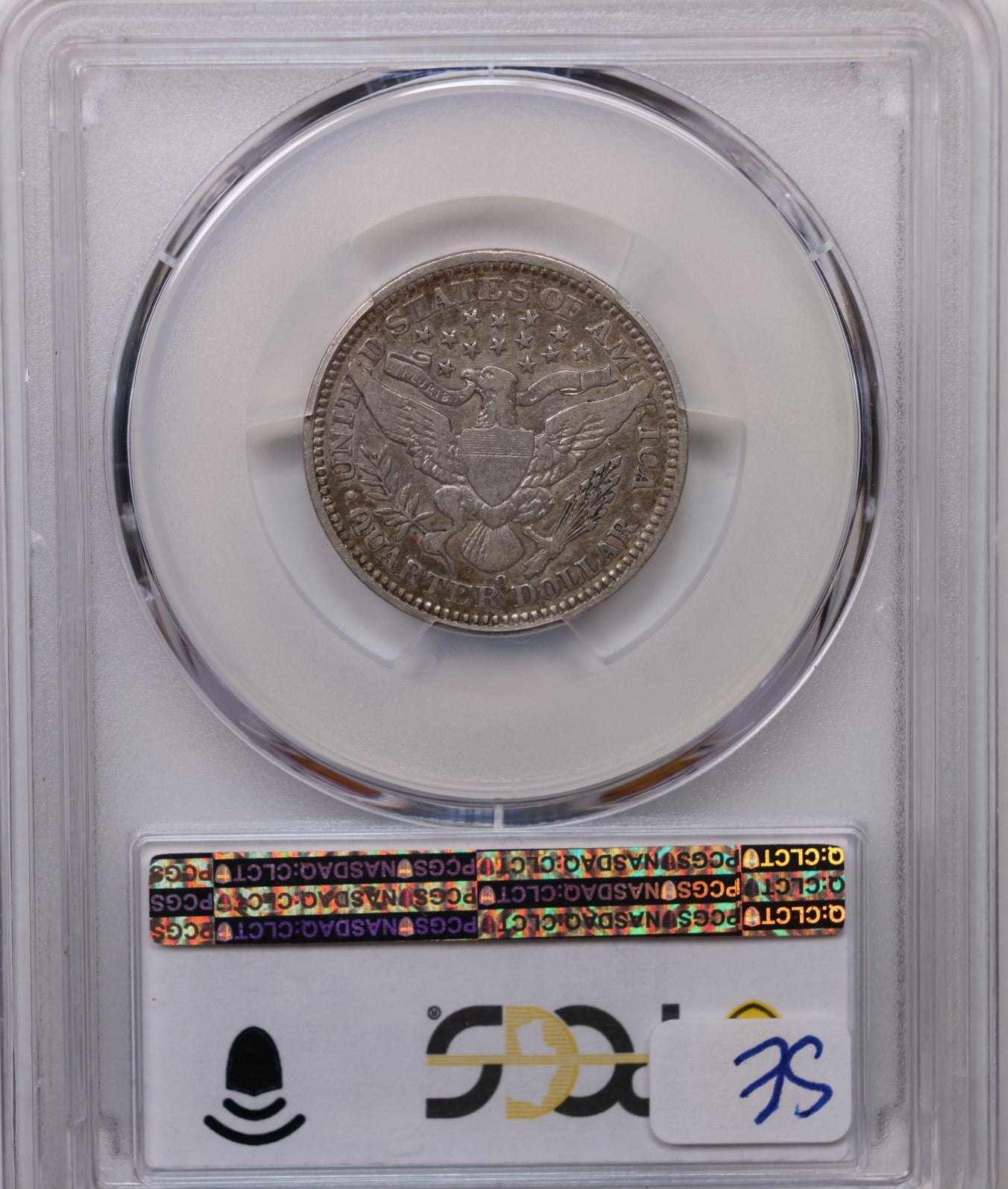 1903-O Barber Silver Quarter, Nice Eye Appeal, PCGS VF-30, Store Sale #QR1958.