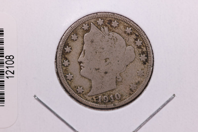1910 Liberty Nickel, Affordable Circulated Coin. Store