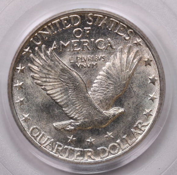 1926-D Standing Liberty Silver Quarter, PCGS MS-64, Nice, Store #QR1959.