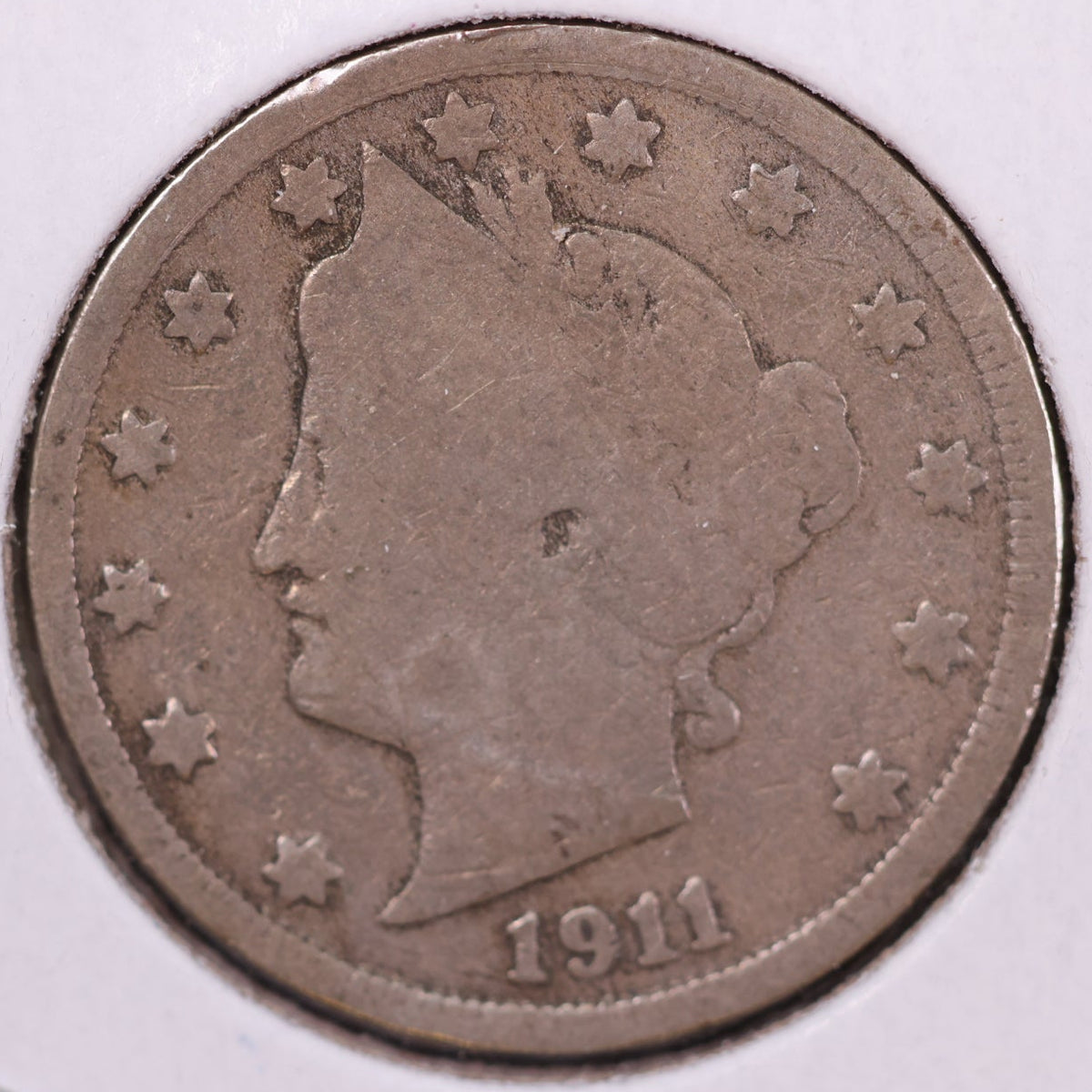 1911 Liberty Nickel, Affordable Circulated Coin. Store #NL202