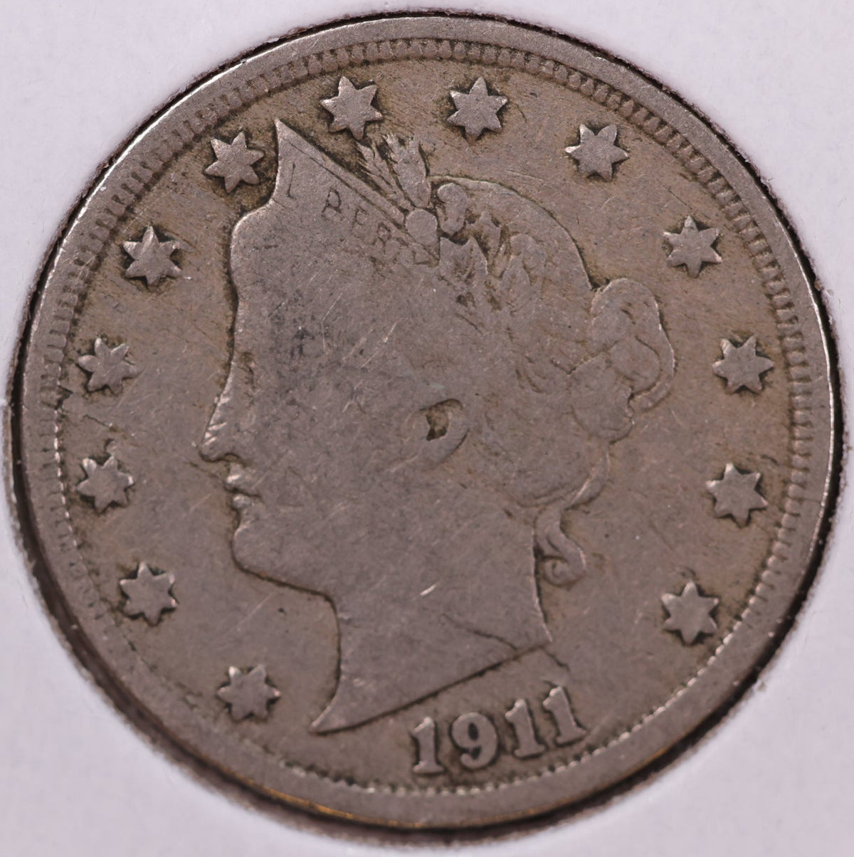 1911 Liberty Nickel, Affordable Circulated Coin. Store #NL201