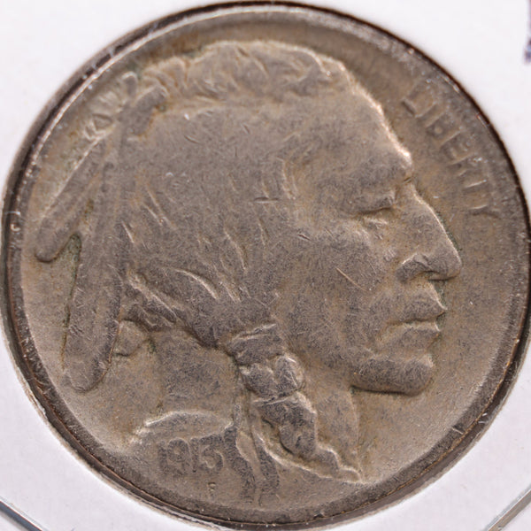 1913 Buffalo Nickel, Fine Circulated Coin, Store #NL216