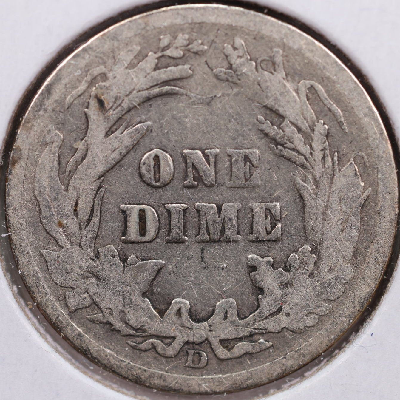1914-D Barber Dime, Very Good Circulated Coin, Store #DE0590