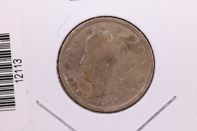 1911 Liberty Nickel, Affordable Circulated Coin. Store