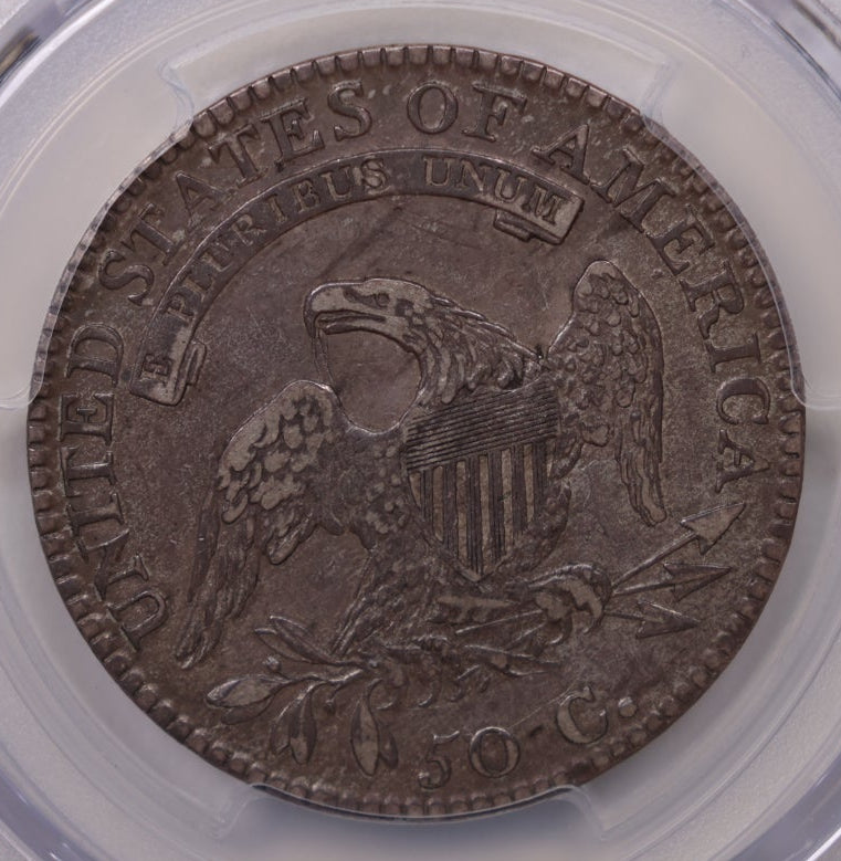 1814/3 Cap Bust Silver Half Dollar, Overdate, PCGS (XF), Genuine. Store #HR2049.