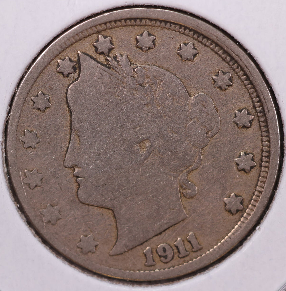 1911 Liberty Nickel, Affordable Circulated Coin. Store #NL185