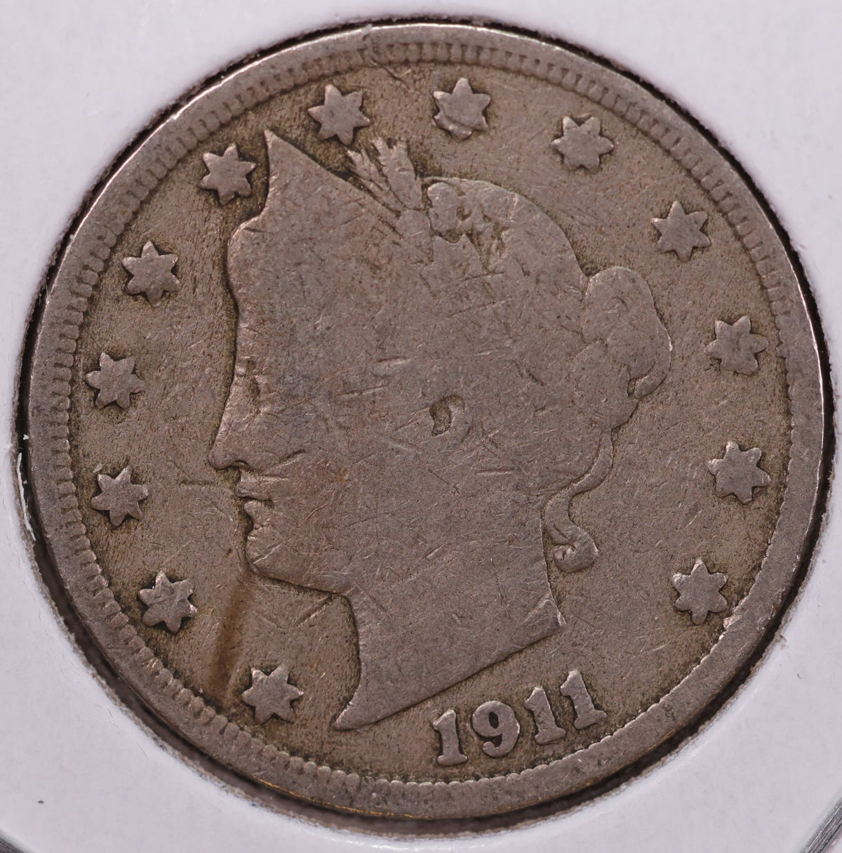 1911 Liberty Nickel, Affordable Circulated Coin. Store #NL183
