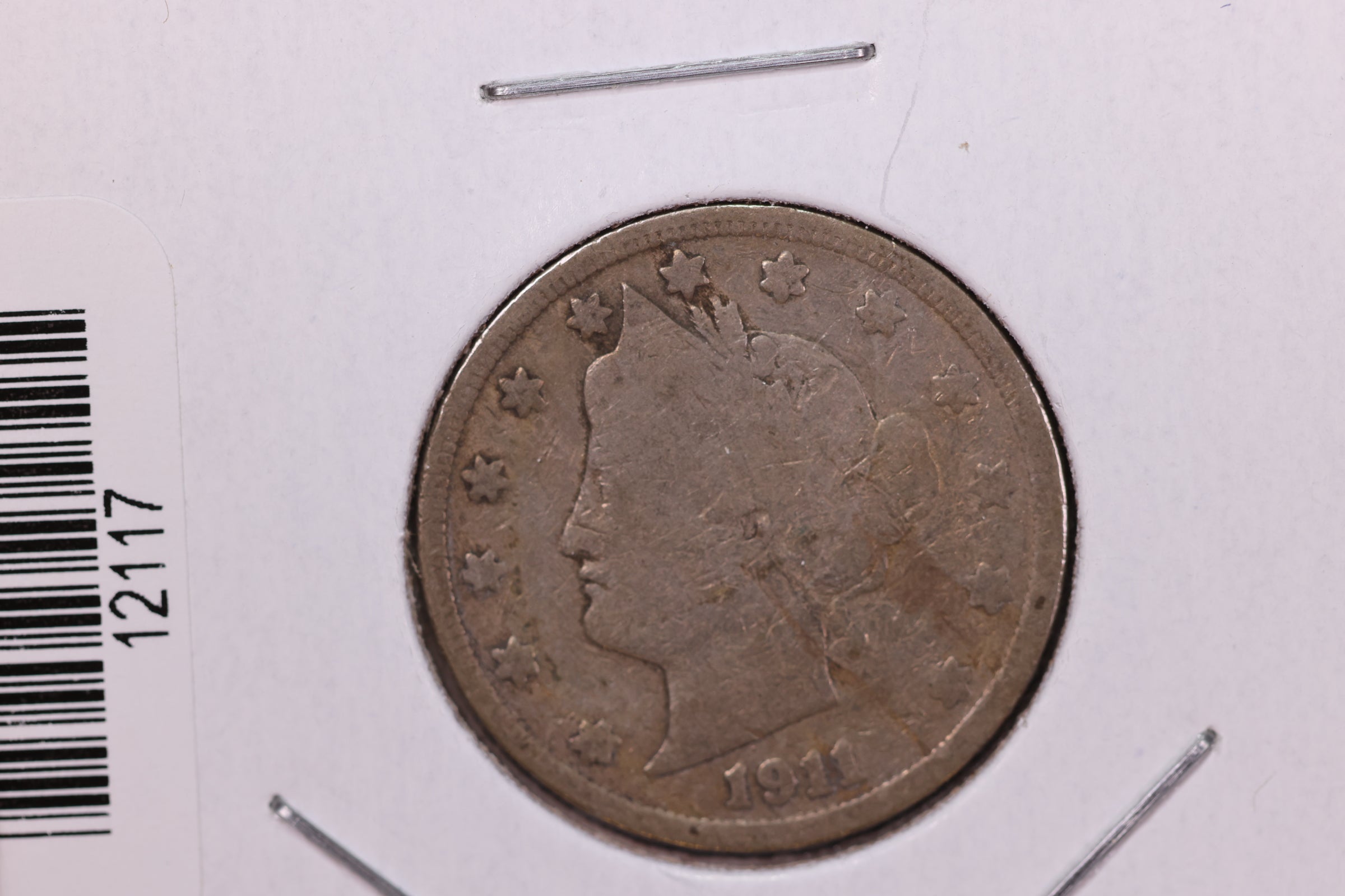 1911 Liberty Nickel, Affordable Circulated Coin. Store #12117