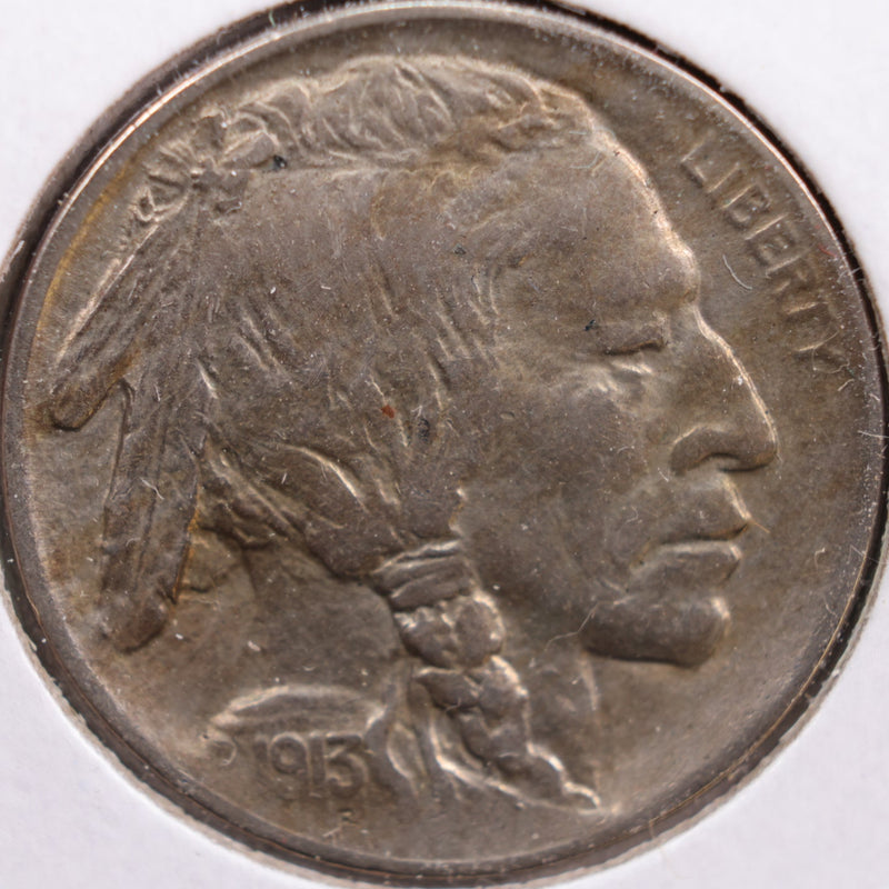 1913-D Buffalo Nickel, Extra Fine Circulated Coin, Store