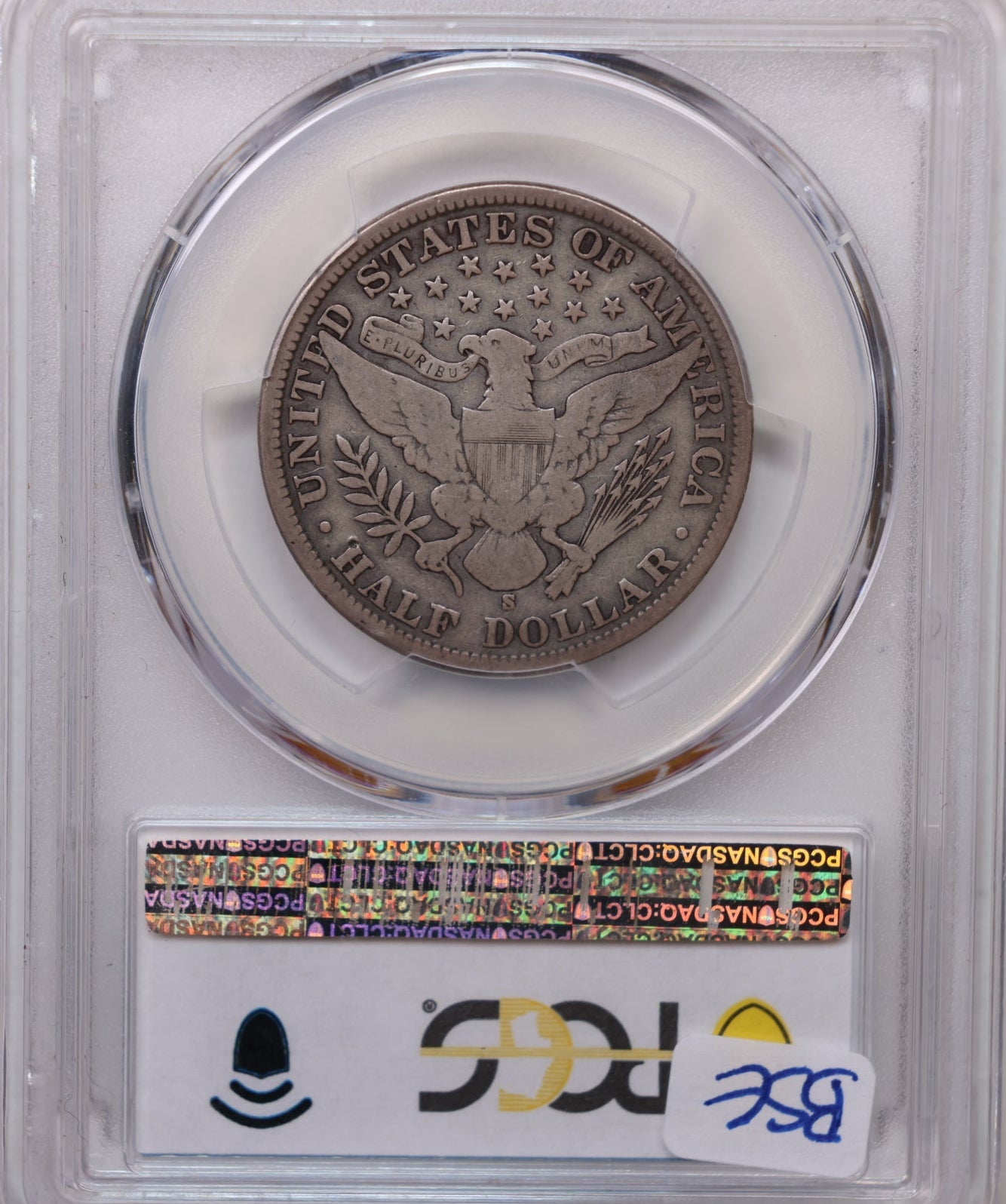 1904-S Barber SIlver Half Dollar, PCGS VG-10, Nice Eye Appeal, Store #HR2051.
