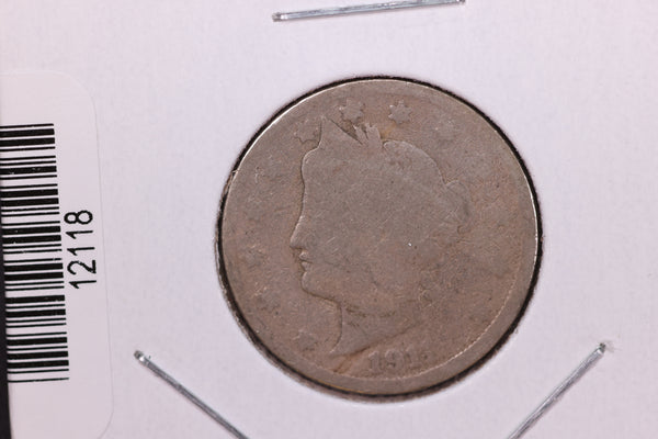 1911 Liberty Nickel, Affordable Circulated Coin. Store #12118