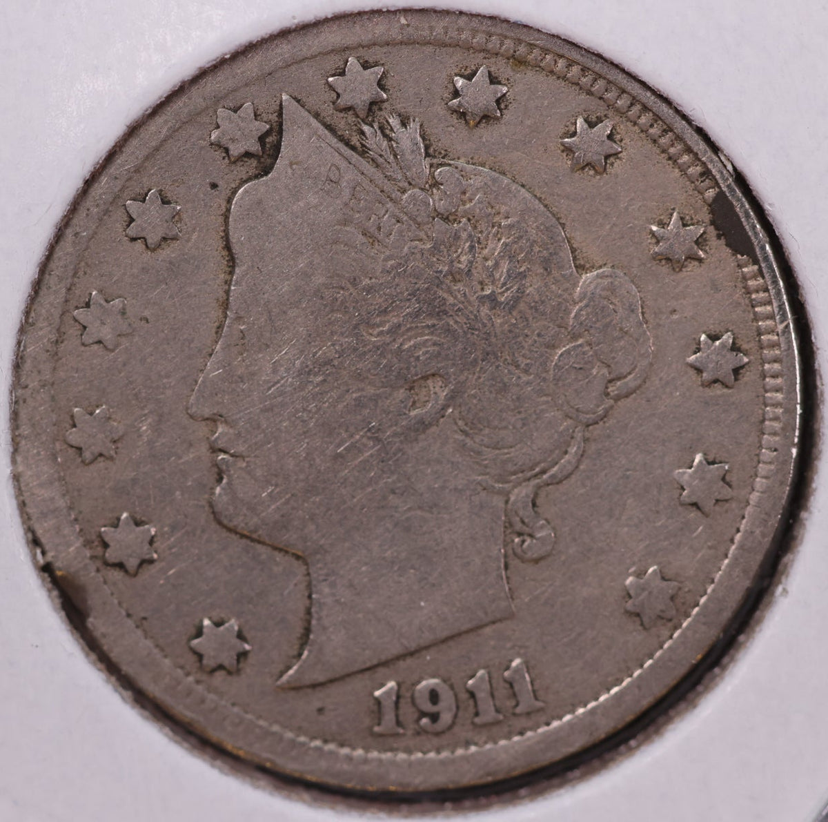 1911 Liberty Nickel, Affordable Circulated Coin. Store #NL512