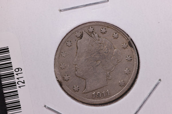 1911 Liberty Nickel, Affordable Circulated Coin. Store #12119