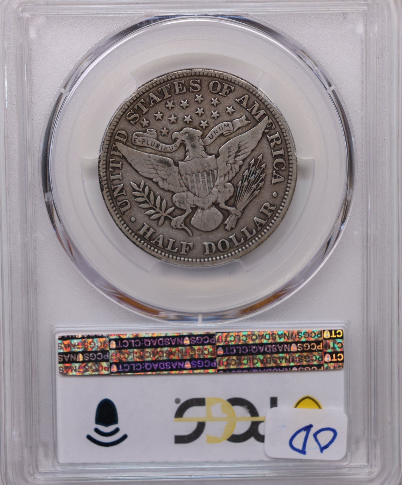 1907 Barber SIlver Half Dollar, PCGS F-15, Nice Eye Appeal, Store #HR2052.