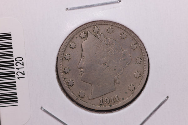 1911 Liberty Nickel, Affordable Circulated Coin. Store #12120