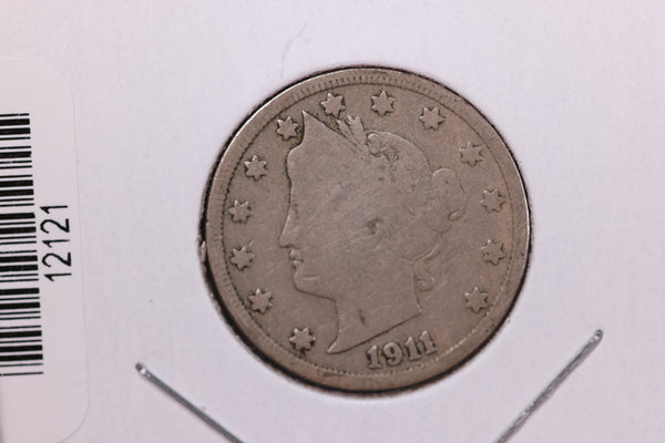 1911 Liberty Nickel, Affordable Circulated Coin. Store #12121