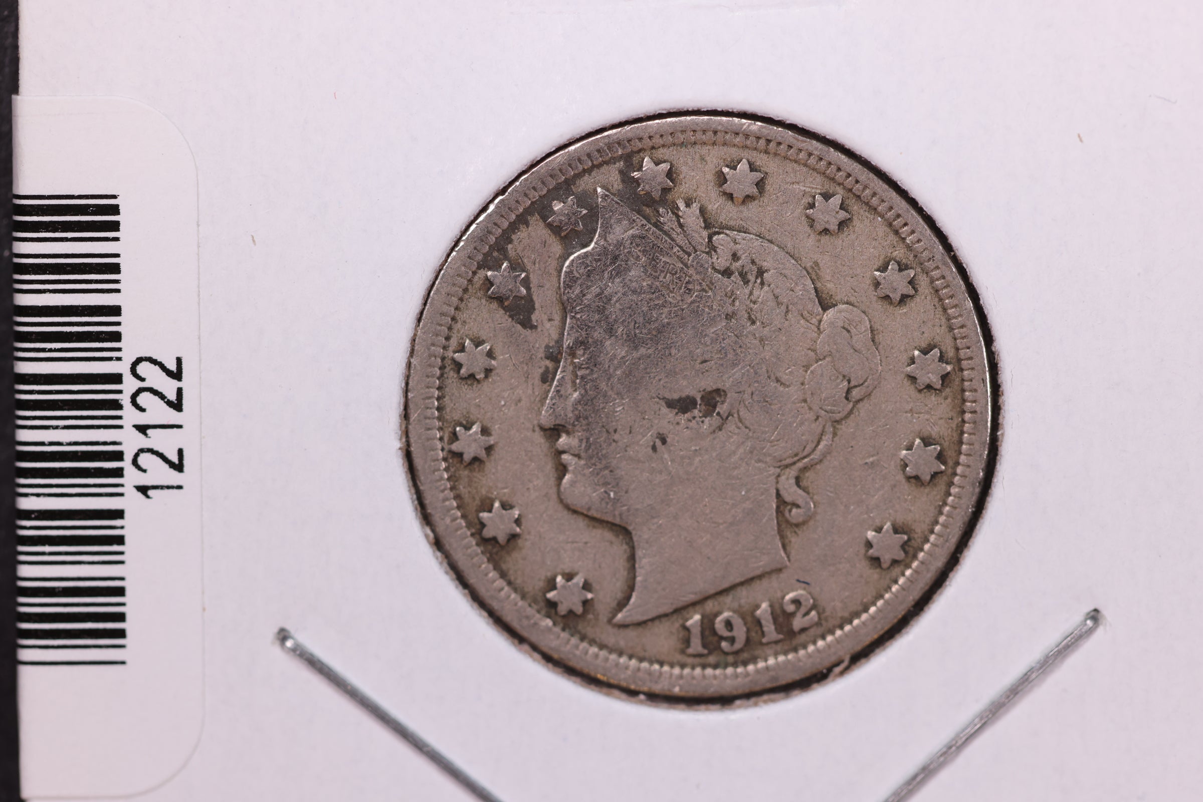 1912 Liberty Nickel, Affordable Circulated Coin. Store #12122