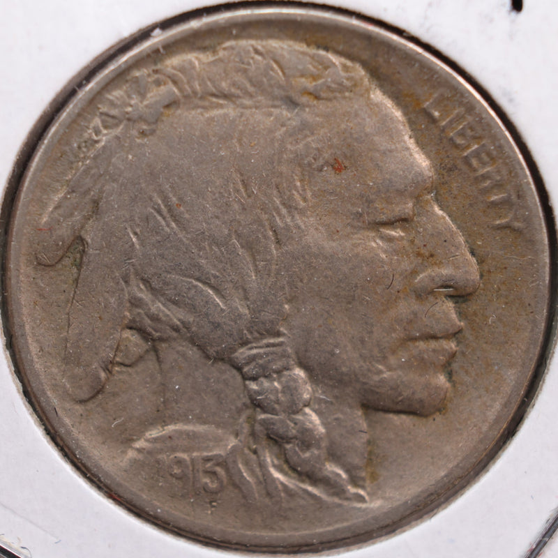1913-D Buffalo Nickel, Extra Fine Circulated Coin, Store