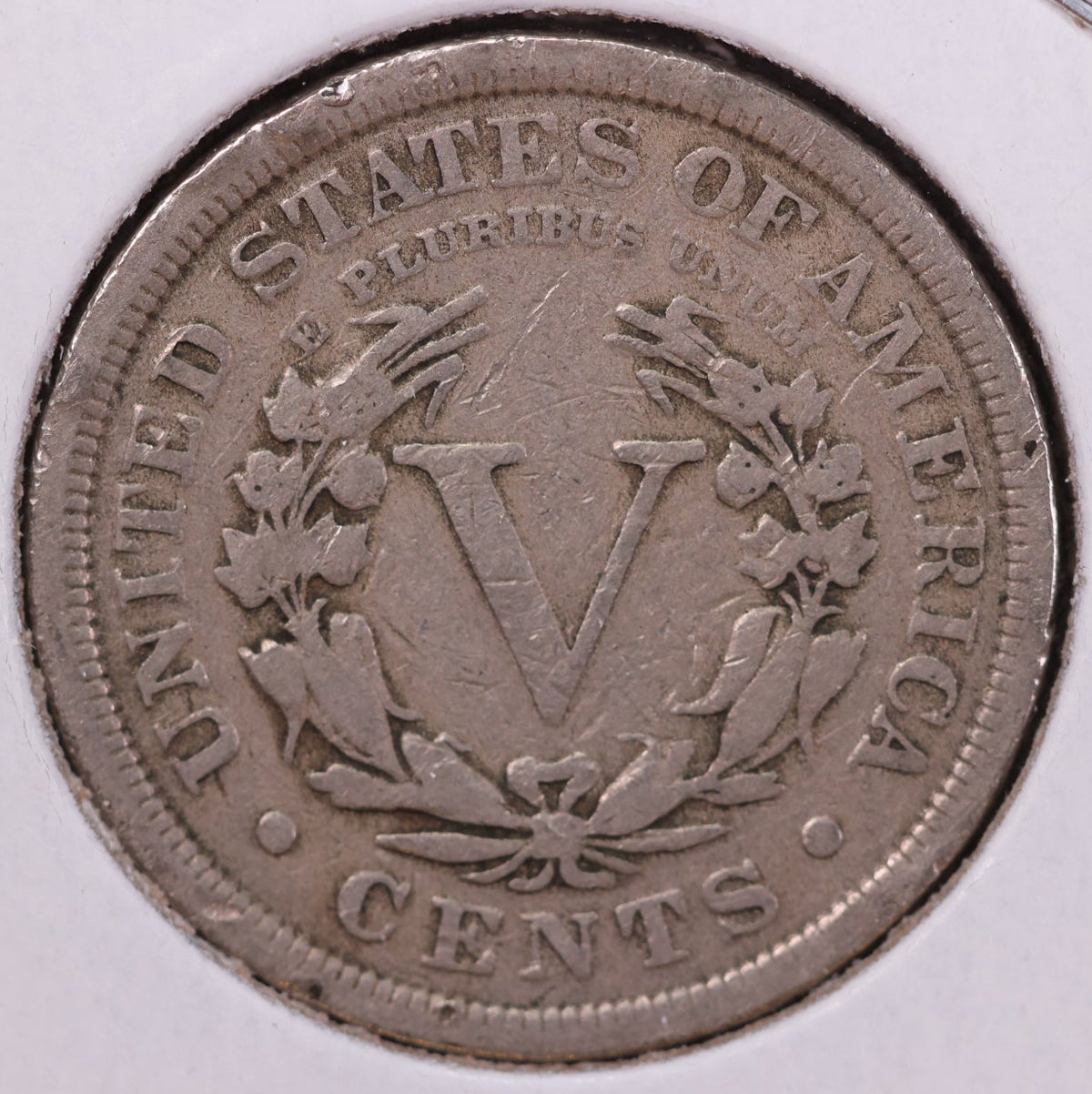 1912 Liberty Nickel, Affordable Circulated Coin. Store #NL255