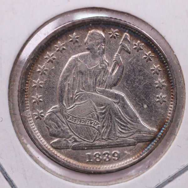 1839-O Seated Liberty Silver Dime., AU++., Store Sale #18989