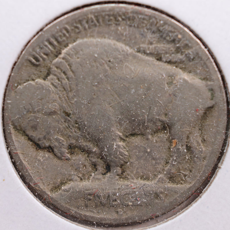 1913-D Buffalo Nickel, Very Good Circulated Coin, Store