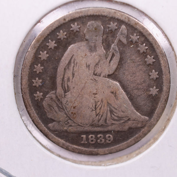 1839-O Seated Liberty Silver Dime., Very Good., Store Sale #18991