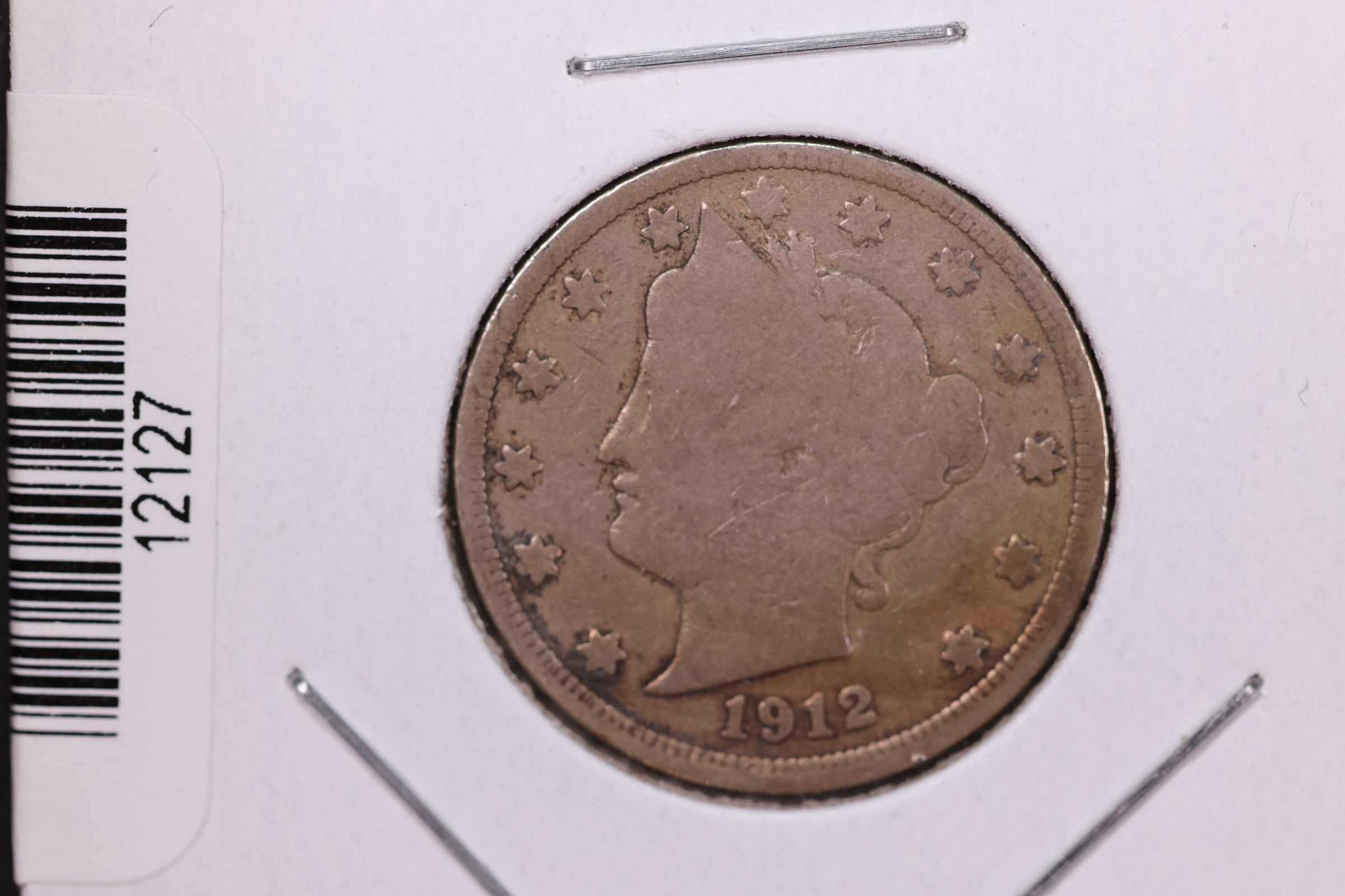 1912 Liberty Nickel, Affordable Circulated Coin. Store #12127