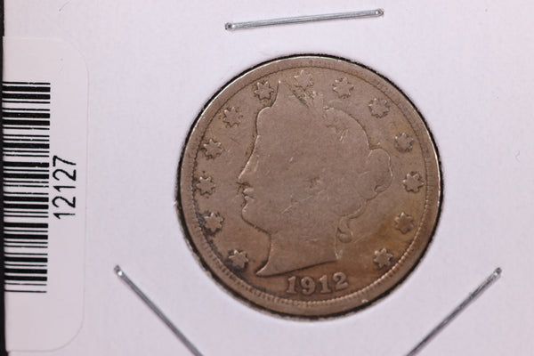 1912 Liberty Nickel, Affordable Circulated Coin. Store #12127