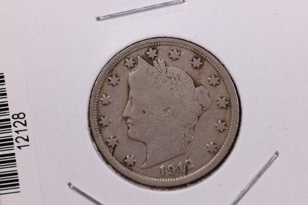 1912 Liberty Nickel, Affordable Circulated Coin. Store #12128