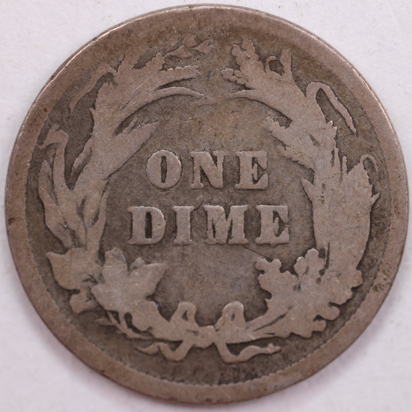 1898 Barber Dime, Good Circulated Coin, Store #DE0585