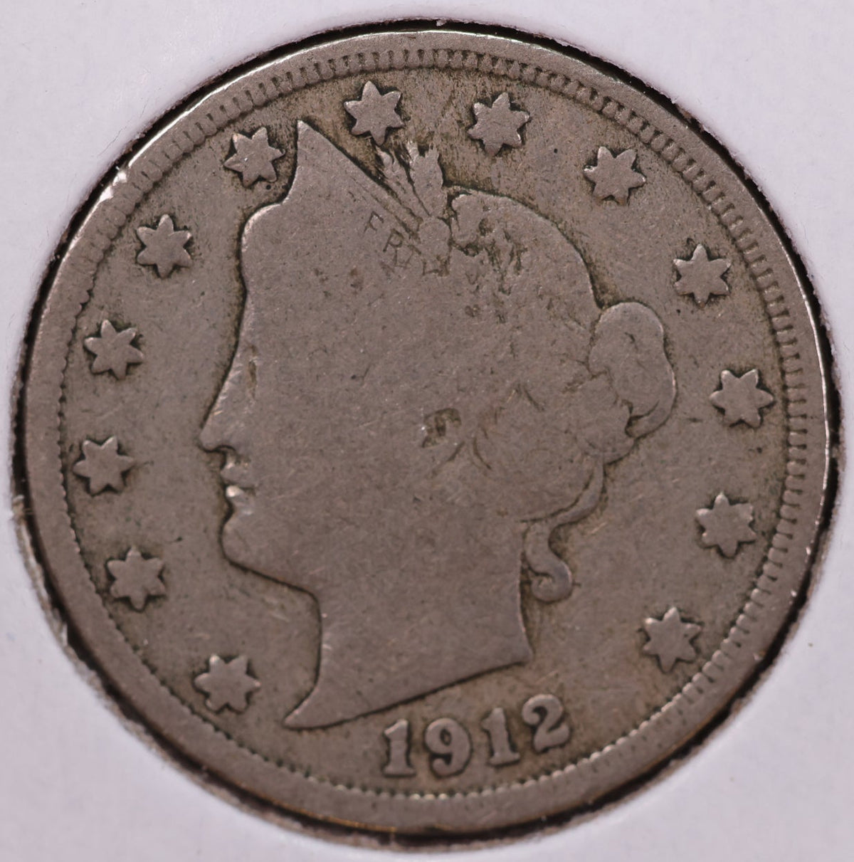 1912 Liberty Nickel, Affordable Circulated Coin. Store #NL214