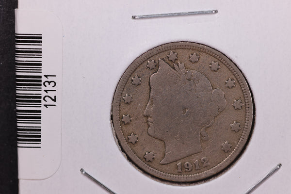 1912 Liberty Nickel, Affordable Circulated Coin. Store #12131